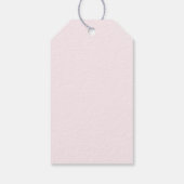 Pink Clouds Baby shower Girl Gift Label Cadeaulabel (Achterkant)