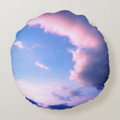 Pink clouds rond kussen (Achterkant)