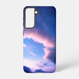 Pink clouds samsung galaxy hoesje