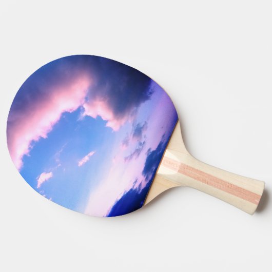 Pink clouds tafeltennisbatje (Zijkant)