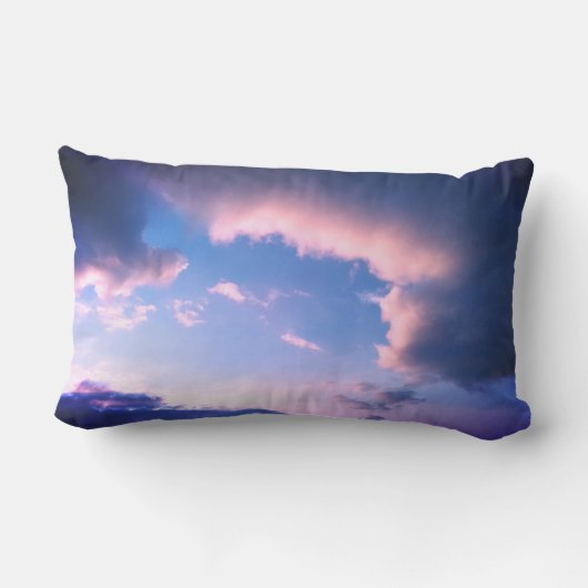 Pink clouds, with light buitenkussen (Achterkant)