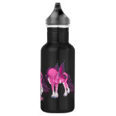 Pink Clydesdale Fantasy Fairy Horse Waterfles (Rechts)