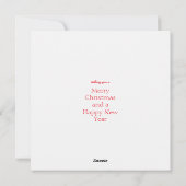 Pink Cockatoos Santa Hat Merry Christmas Feestdagenkaart (Achterkant)