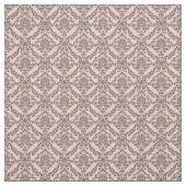 Pink & Cocoa Damask Stof (Swatch)