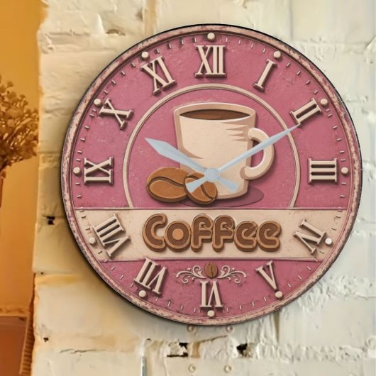 Pink Coffee Feminine Coffee Bar Decor Grote Klok