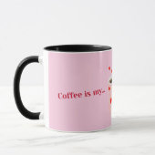 Pink Coffee is My Valentine | Cute Coffee Mok (Links)