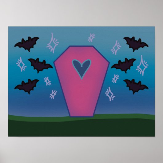 Pink Coffin  Poster (Voorkant)