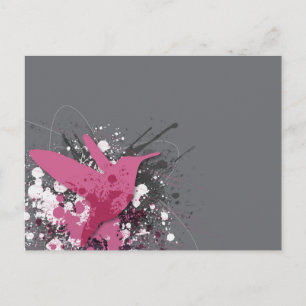 Pink Colibri Briefkaart