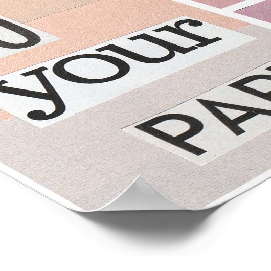 Pink Collage Poster (Hoek)