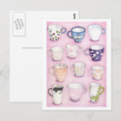 Pink Collection Postcard Briefkaart (Voorkant / Achterkant)