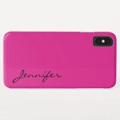 pink color background Case-Mate iPhone case (Achterkant (horizontaal))