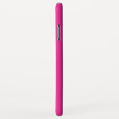 pink color background Case-Mate iPhone case (Achterkant/rechts)
