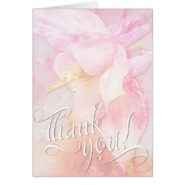 PINK COLUMBINE FLOWER WATERVERF SPLASH