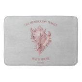 Pink Conch Shell Bath Mat (Voorkant)