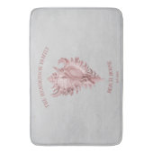 Pink Conch Shell Bath Mat (Voorkant Verticaal)
