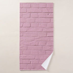 PINK CONCRETE WALL BADHANDDOEK