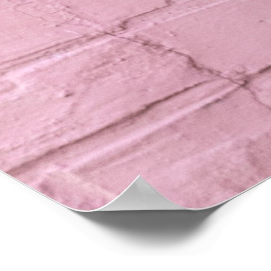PINK CONCRETE WALL POSTER (Hoek)