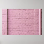 PINK CONCRETE WALL POSTER (Voorkant)