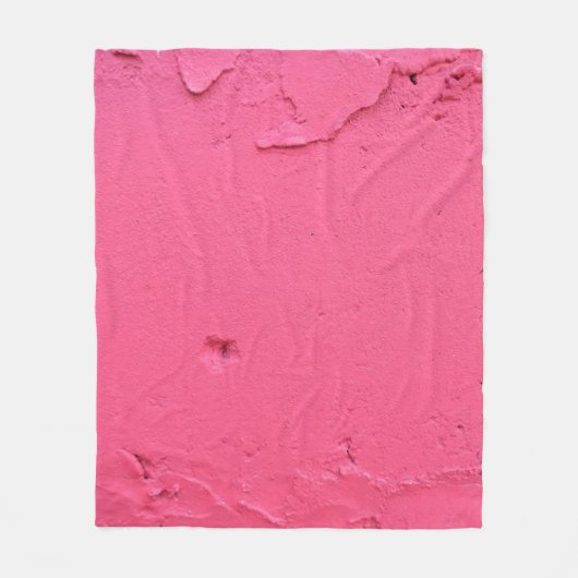 PINK CONCRETE WALL TIJDENS DAG FLEECE DEKEN (Voorkant)