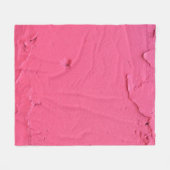 PINK CONCRETE WALL TIJDENS DAG FLEECE DEKEN (Voorkant (Horizontaal))