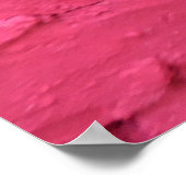 PINK CONCRETE WALL TIJDENS DAG POSTER (Hoek)