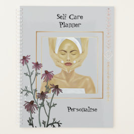 Pink Cone Flowers Massage SelfCare Bloemenjournaal Planner