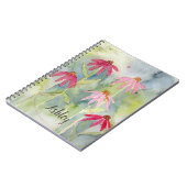 Pink Coneflowers Waterverf Notitieboek (Linkerzijde)