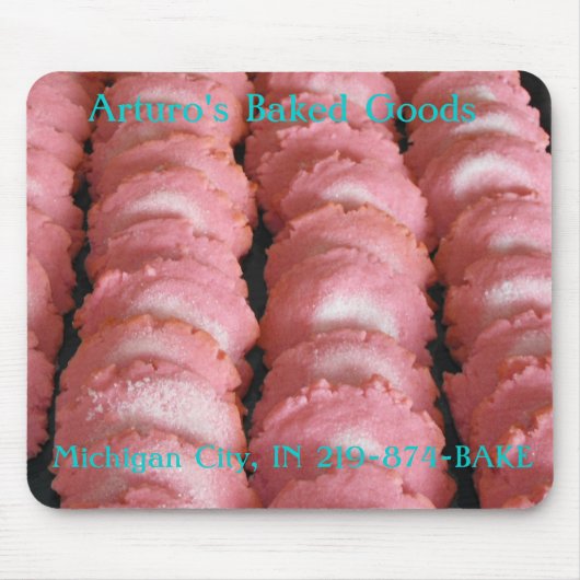 Pink Cookie Mousepad Muismat (Voorkant)