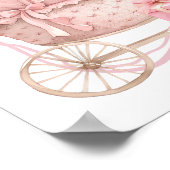 Pink Coquette Baby Carriage Cards and Gifts Poster (Hoek)