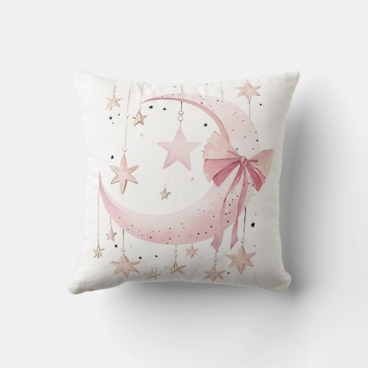 Pink Coquette Baby Kussen (Achterkant)