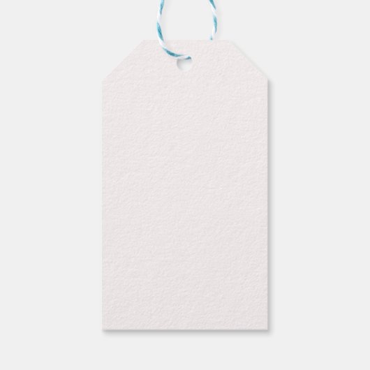 Pink Coquette Bow Baby Shower Cadeaulabel (Achterkant)