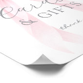 Pink Coquette Bow Cards and gifts Eucalyptus Poster (Hoek)