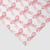 Pink Coquette Bow Tissuepapier (Detail)