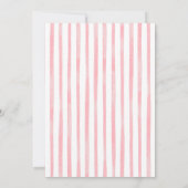 Pink coquette bows and brunch baby shower kaart (Achterkant)