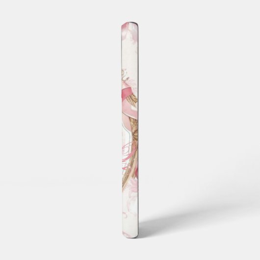 Pink Coquette Case – Feminine Softcore Design Samsung Galaxy Hoesje (Linkerkant)