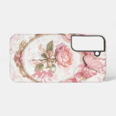 Pink Coquette Case – Feminine Softcore Design Samsung Galaxy Hoesje (Achterkant horizontaal)