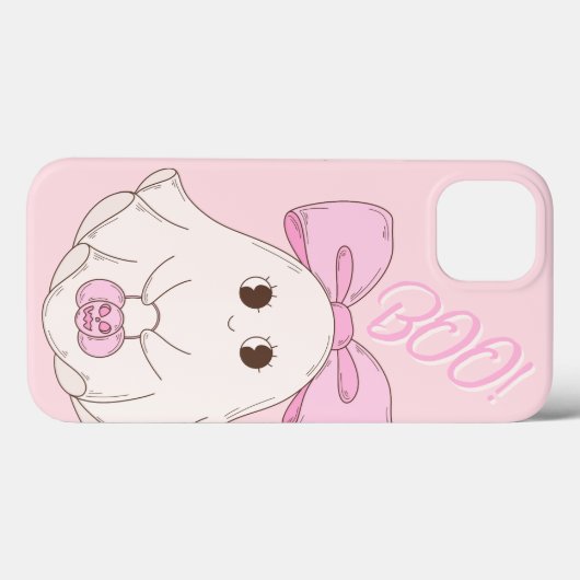 Pink Coquette Ghost Case-Mate iPhone Case (Achterkant (horizontaal))