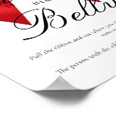 Pink Coquette How Big is her Belly Game PosterPink Poster (Hoek)