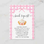 Pink Coquette Pumpkin Pie Book Request Informatiekaartje (Voorkant)