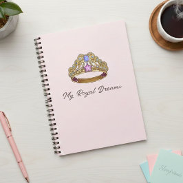 Pink Coquette Tiara & Bow Spiral Notebook Notitieboek