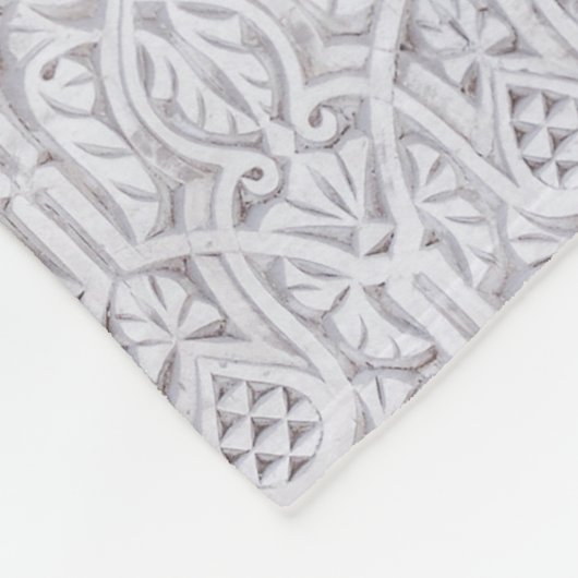 Pink Coral House Fleece Deken (Hoek)