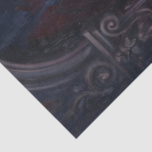 Pink Corset Black Roses Decoupage Tissuepapier (Detail)