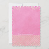 Pink Corset Vrijgezellenfeest Kaart (Achterkant)