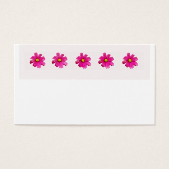 Pink Cosmo Visitekaartjes (Voorkant)