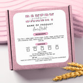 Pink Cottage Law Label Bakkerij Verpakking