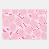Pink Cotton Candy Pattern Inpakpapier Vel (Voorkant)