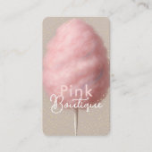 Pink Cotton Snoep Sugar & Gold Confetti Boutique Visitekaartje (Voorkant)