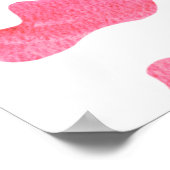 Pink Cowgirl First Birthday Party Poster (Hoek)