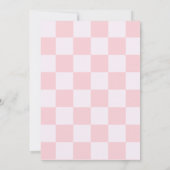 Pink Cowgirl First Rodeo Girl Birthday Kaart (Achterkant)