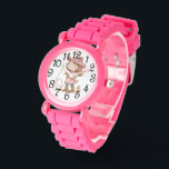 Pink Cowgirl  Horloge<br><div class="desc">A Cute Pink Cowgirl e watch for a Little Girl to Wear</div>